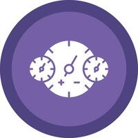 horloges ligne ombre cercle icône conception vecteur