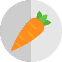 carotte plat échelle icône conception vecteur