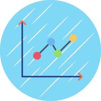 ligne cercle multi cercle graphique plat cercle icône conception vecteur