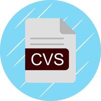 CV fichier format plat cercle icône conception vecteur