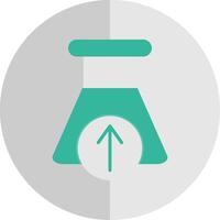 envoyer une analyse plat échelle icône conception vecteur