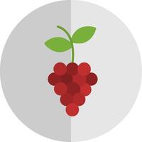 les raisins plat échelle icône conception vecteur