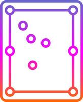 bassin table ligne pente icône conception vecteur