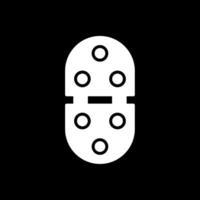 charnière glyphe inversé icône conception vecteur