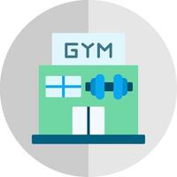 Gym plat échelle icône conception vecteur