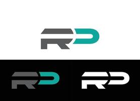 lettre initiale rp logo ou modèle d'image vectorielle de conception d'icône vecteur