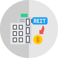 réitérer plat échelle icône conception vecteur