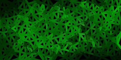 foncé vert Triangle mosaïque fond d'écran. vecteur