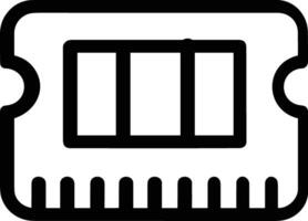 espace de rangement Les données icône symbole image pour base de données illustration vecteur