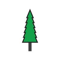 Facile pin ou sapin arbre logo pin maison à feuilles persistantes.pour pin forêt aventuriers camping la nature badges et entreprise. vecteur
