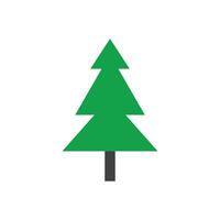 Facile pin ou sapin arbre logo pin maison à feuilles persistantes.pour pin forêt aventuriers camping la nature badges et entreprise. vecteur