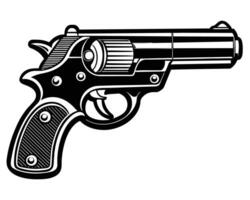 pistolet pistolet icône illustration vecteur