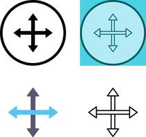 unique bouge toi icône conception vecteur