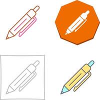 conception d'icône de stylo vecteur