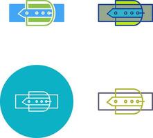 conception d'icône de ceinture vecteur