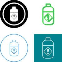 pesticide bouteille icône conception vecteur