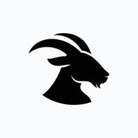 chèvre logo modèle icône vecteur
