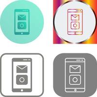 unique mobile applications icône conception vecteur