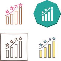 unique réputation la gestion icône conception vecteur