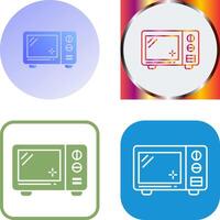 conception d'icône de micro-ondes vecteur