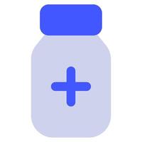 médicament bouteille icône pour la toile, application, infographie, etc vecteur