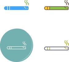 conception d'icône de cigare vecteur