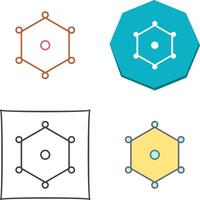 unique nœuds icône conception vecteur