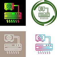 conception d'icône de climatiseur vecteur