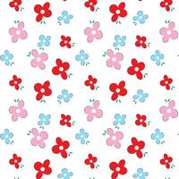 fleur motif fond papier peint illustration vectorielle modifiable vecteur