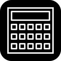 Icône de calcul de vecteur