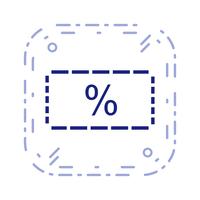 Icône Vector Discount