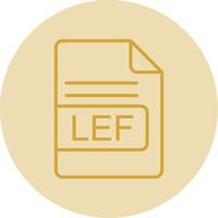 gauche fichier format ligne Jaune cercle icône vecteur