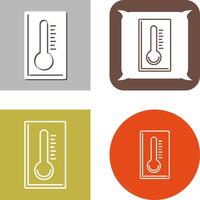 conception d'icône de thermomètre vecteur