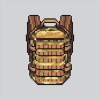 pixel art illustration militaire collier. pixélisé collier. militaire Collier guerre pixélisé pour le pixel art Jeu et icône pour site Internet et jeu. vieux école rétro. vecteur