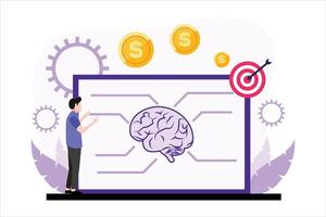 la finance affaires plat conception illustration vecteur