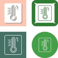 conception d'icône de thermomètre vecteur