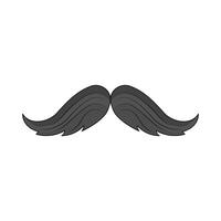 illustration de moustache vecteur