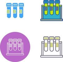 conception d'icône de tube à essai vecteur