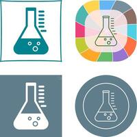 conception d'icône de bécher vecteur