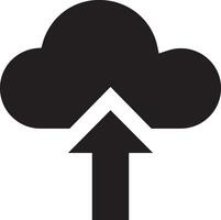 nuage icône symbole image. illustration de le hébergement espace de rangement conception vecteur