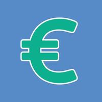 euro argent, la finance clipart vecteur