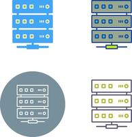 conception d'icône de serveur vecteur