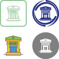 conception d'icône de banque vecteur