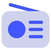 radio icône pour la toile, application, infographie, etc vecteur