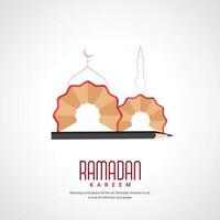 Ramadan kareem Créatif conception pour social médias les publicités vecteur