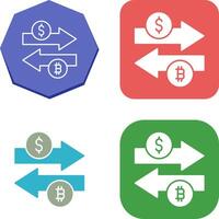 conception d'icône de change d'argent vecteur