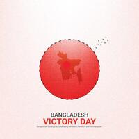 bangladesh la victoire journée. bangladesh la victoire journée Créatif les publicités conception décembre 16. , 3d illustration. vecteur
