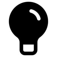 ampoule icône pour la toile, application, infographie, etc vecteur