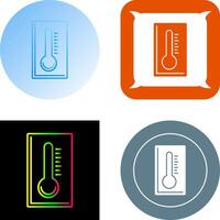 conception d'icône de thermomètre vecteur