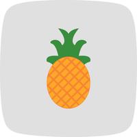 Icône d&#39;ananas de vecteur